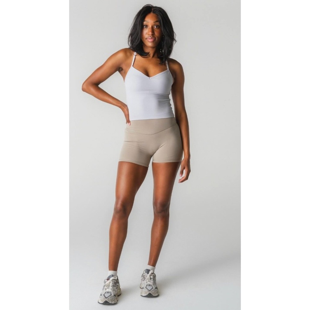 Acta Wear Women's EVO‎ Biker Shorts Squat Proof 4" In Color Moon Size S NWOT